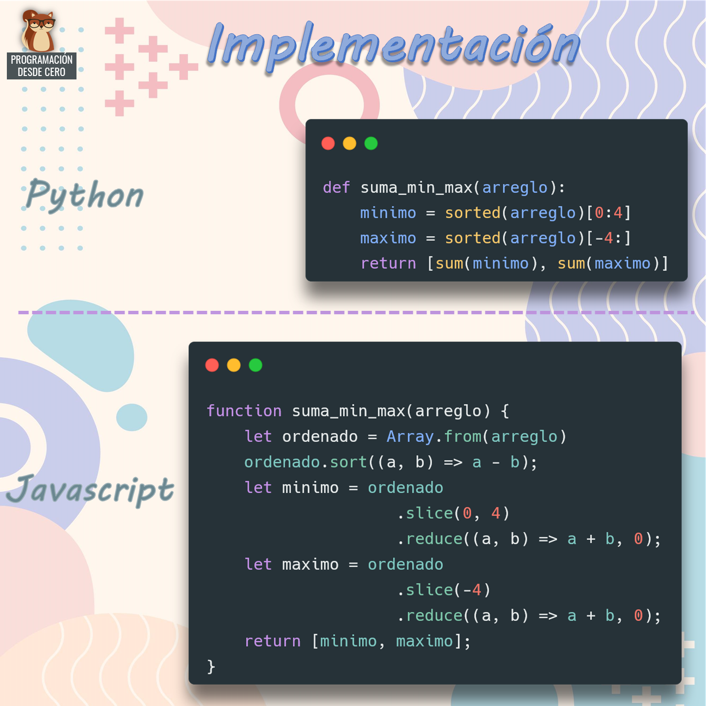 Implementación - Python y Javascript