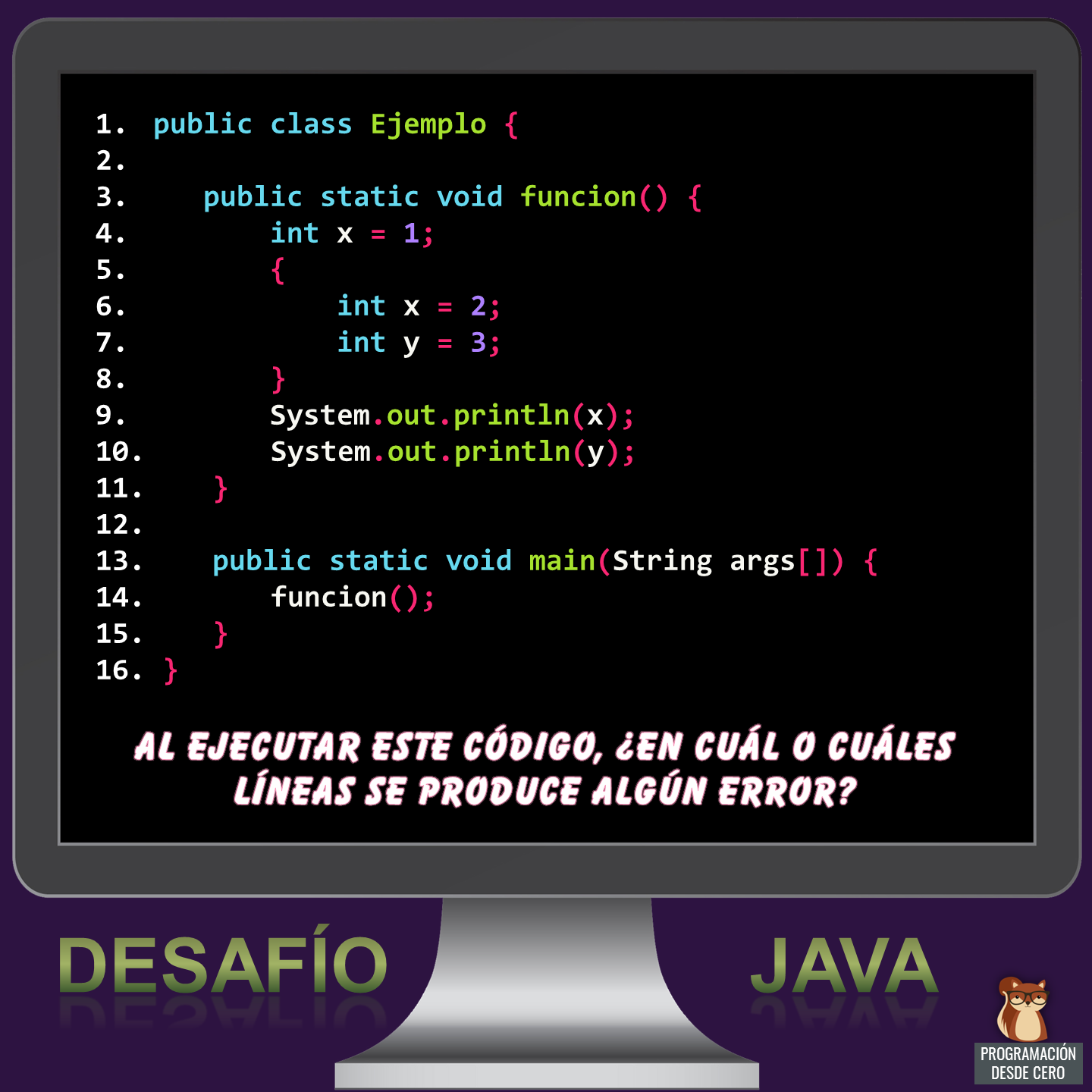 Desafío Java número 7