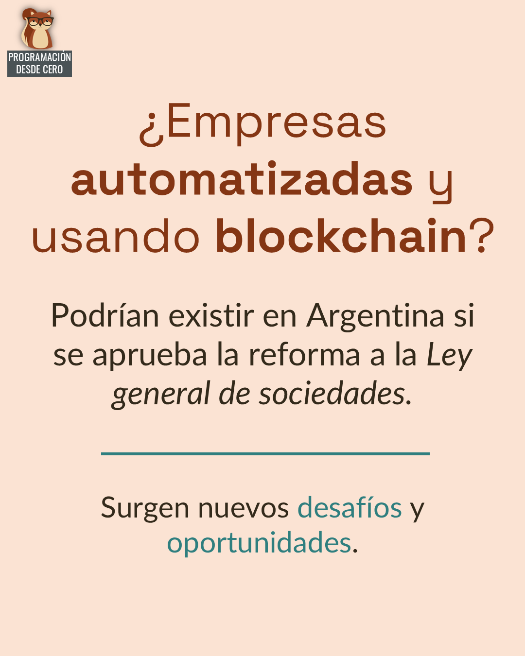 Empresas automatizadas y usando blockchain