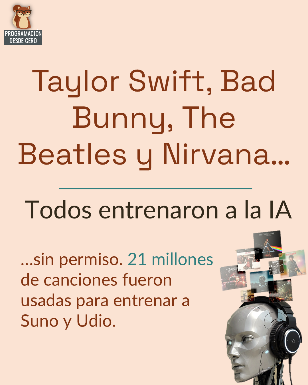 Música para entrenar a la IA